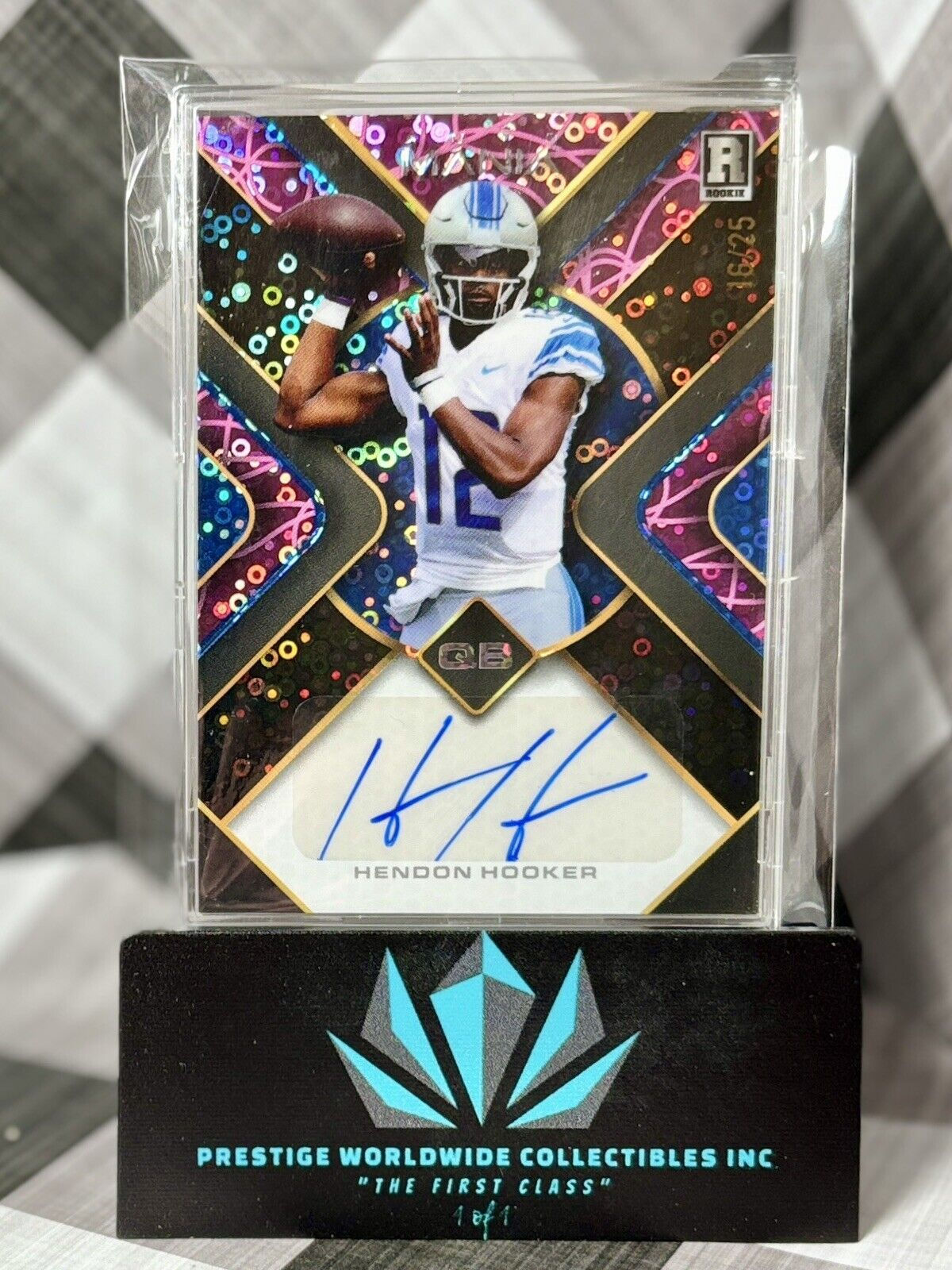 Hendon Hooker 2023 Wild Card Auto Mania Rookie Lavender Donuts /25 #AMTH-A DET