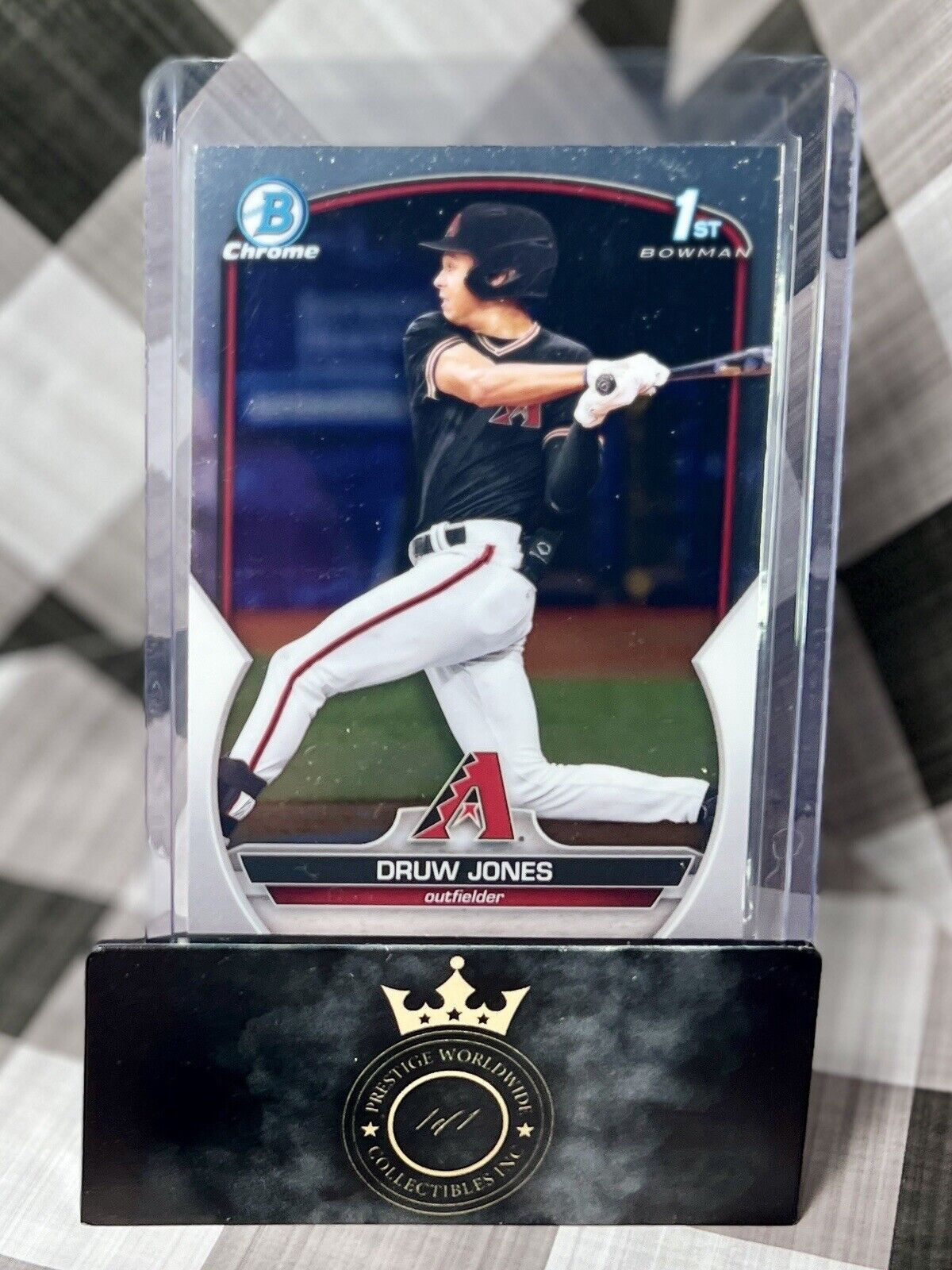 Druw Jones 2023 Bowman Chrome 1st Prospect #BCP-25 Arizona Diamondbacks
