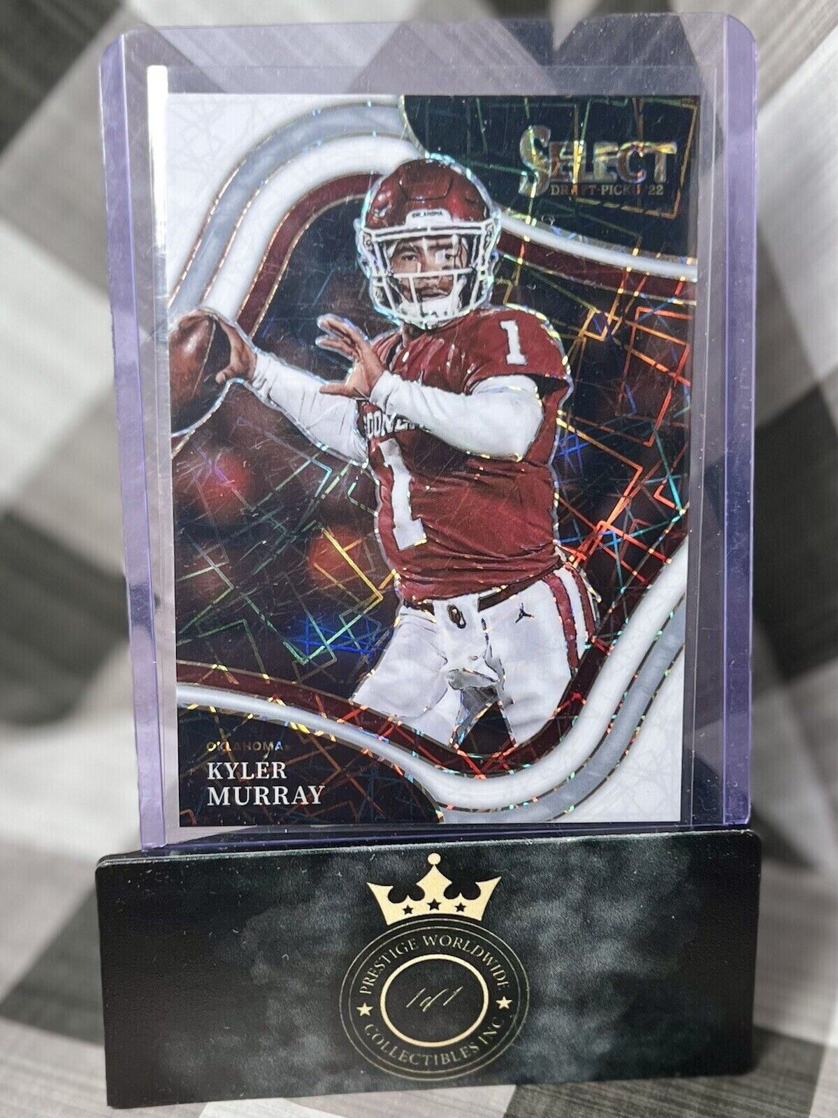 Kyler Murray 2022 Select Draft Picks White Lazer Prizm Field Level #139 AZ CARDS