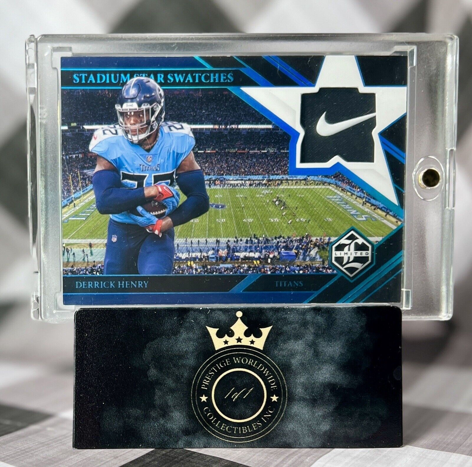 DERRICK HENRY 2022 LIMITED STADIUM ⭐ SWATCHES SAPPHIRE NIKE 1/1 #SSS-DH Titans