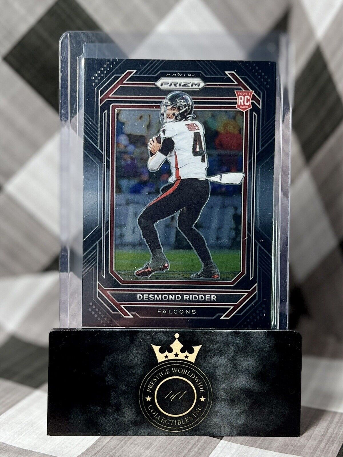 Desmond Ridder 2022 Chronicles Prizm Black Rookie #PB-9 Atlanta Falcons RC