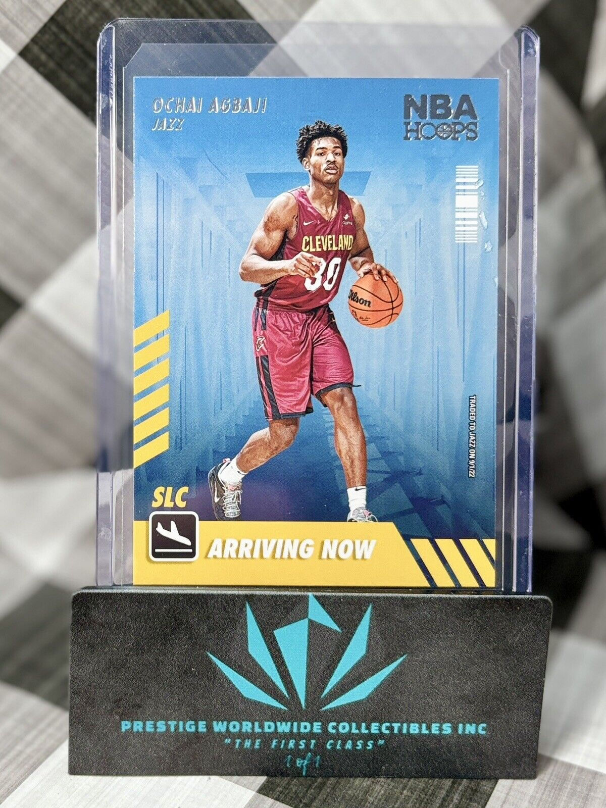 Ochai Agbaji 2022-23 NBA Hoops Arriving Now Rookie #14 Utah Jazz RC