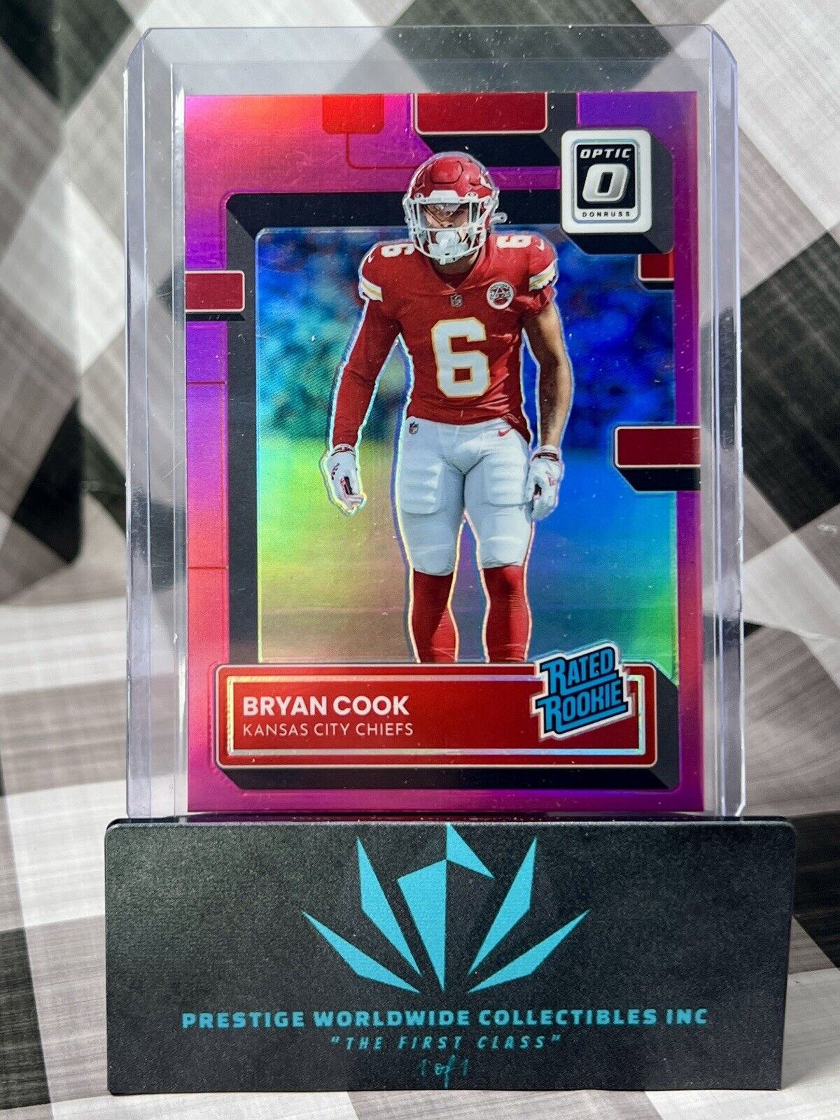 Bryan Cook 2022 Donruss Optic Pink Rated Rookie #272 Kansas City Chiefs RC