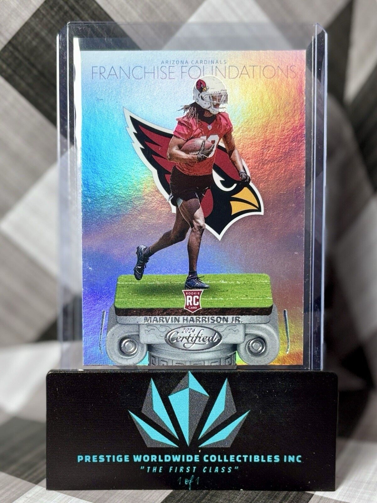 Marvin Harrison Jr 2024 Certified Franchise Foundations Rookie #5 Cardinals RC