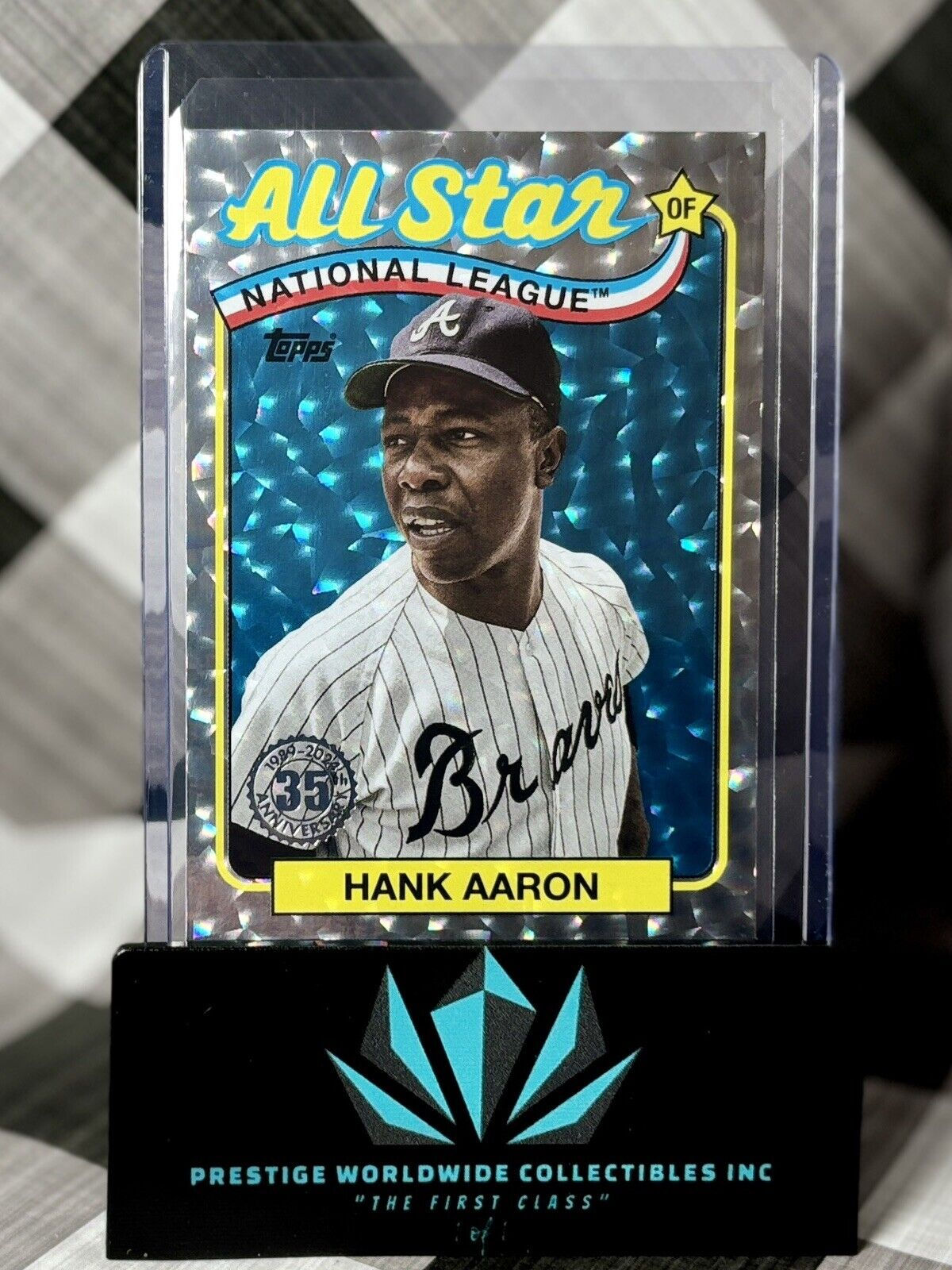 Hank Aaron 2024 Topps Series 2 35th Ann. All Star Silver Foil #89ASB-2 Braves