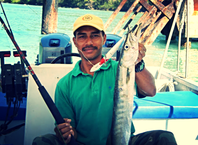 Omar with Baracudda