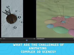 What Are the Challenges of Animating Complex 3D Scenes?