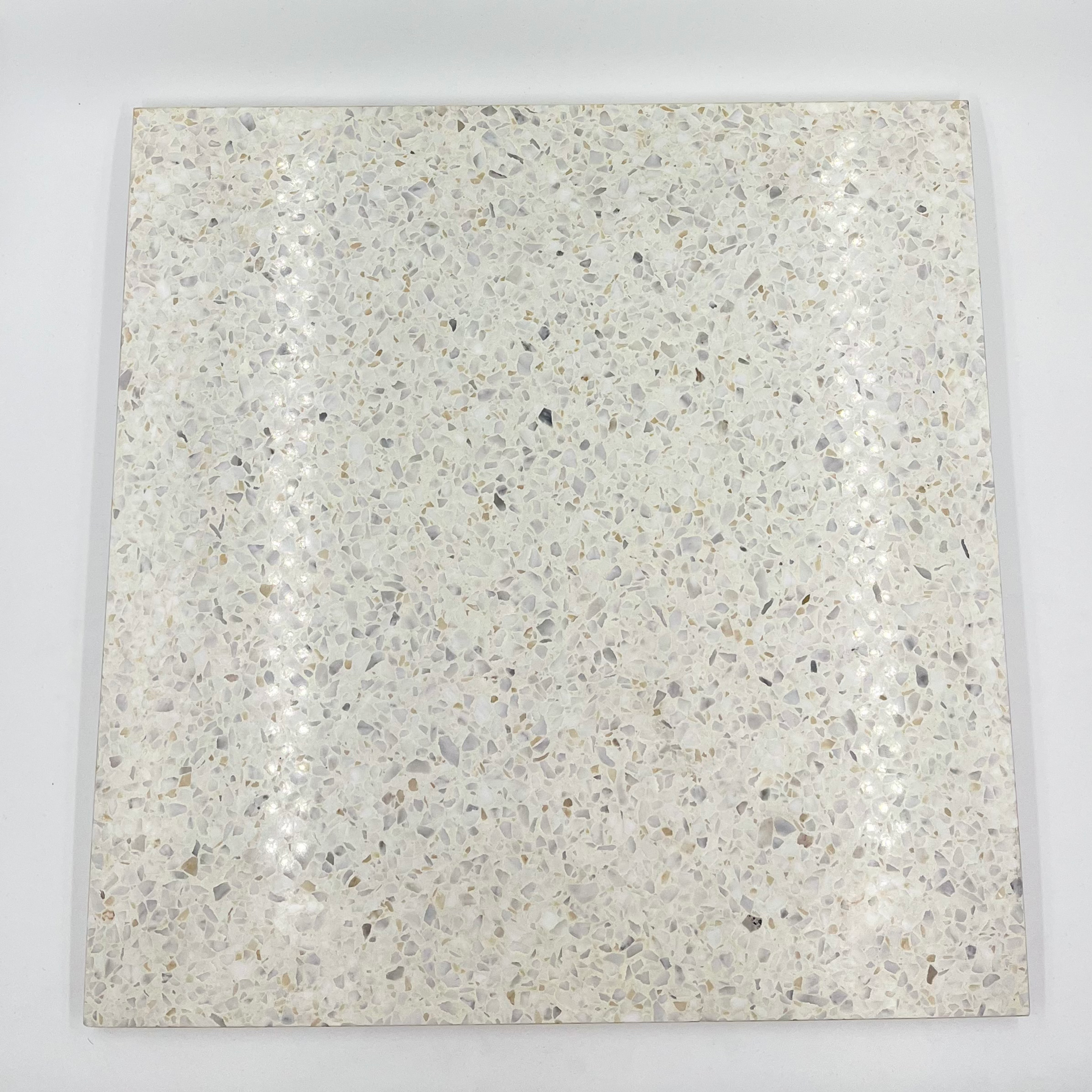16*16 Huntington White Terrazzo