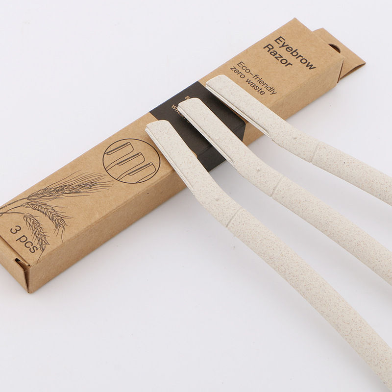 Thumbnail: Eco-Friendly Stainless Steel Eyebrow Razor with Blade