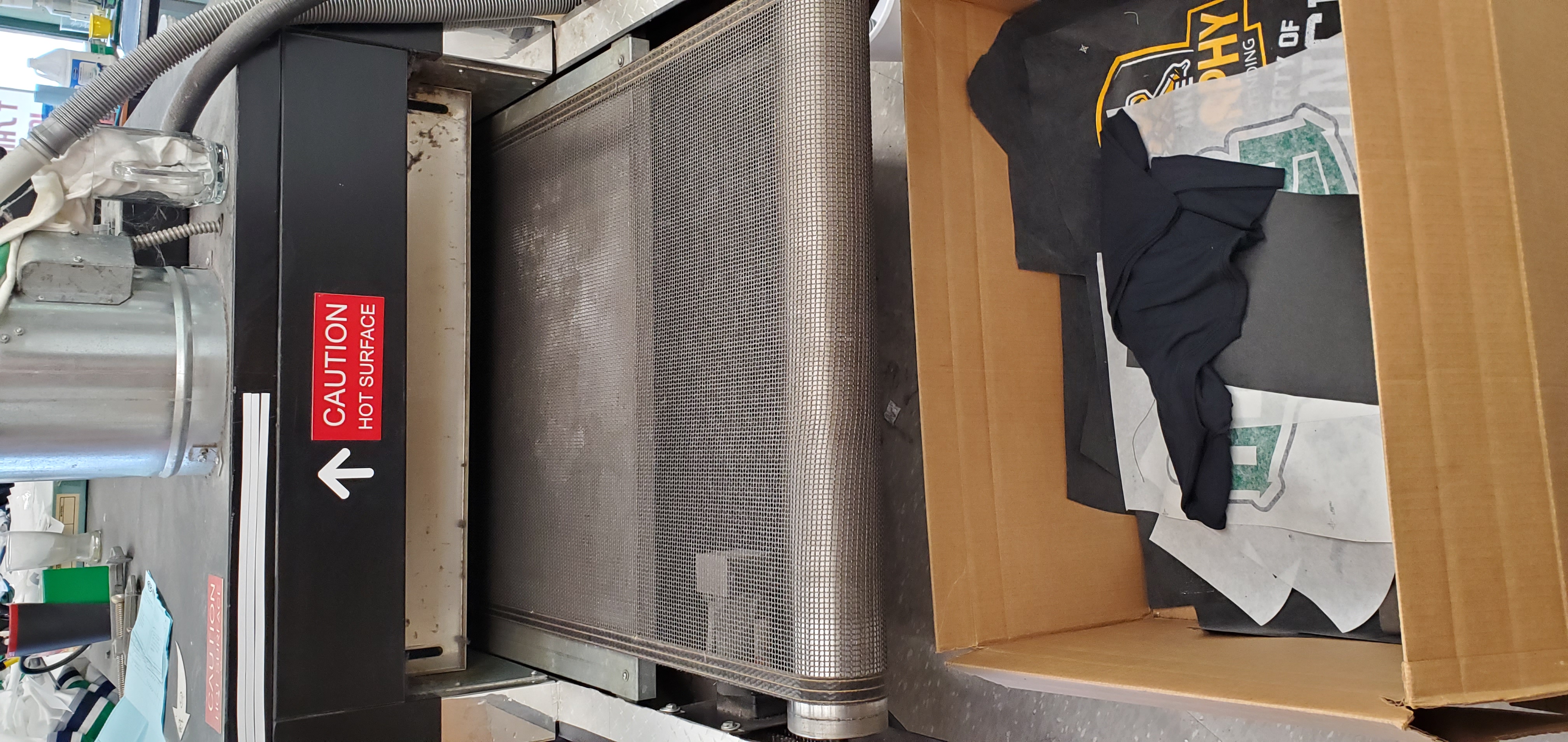 Screen printing oven