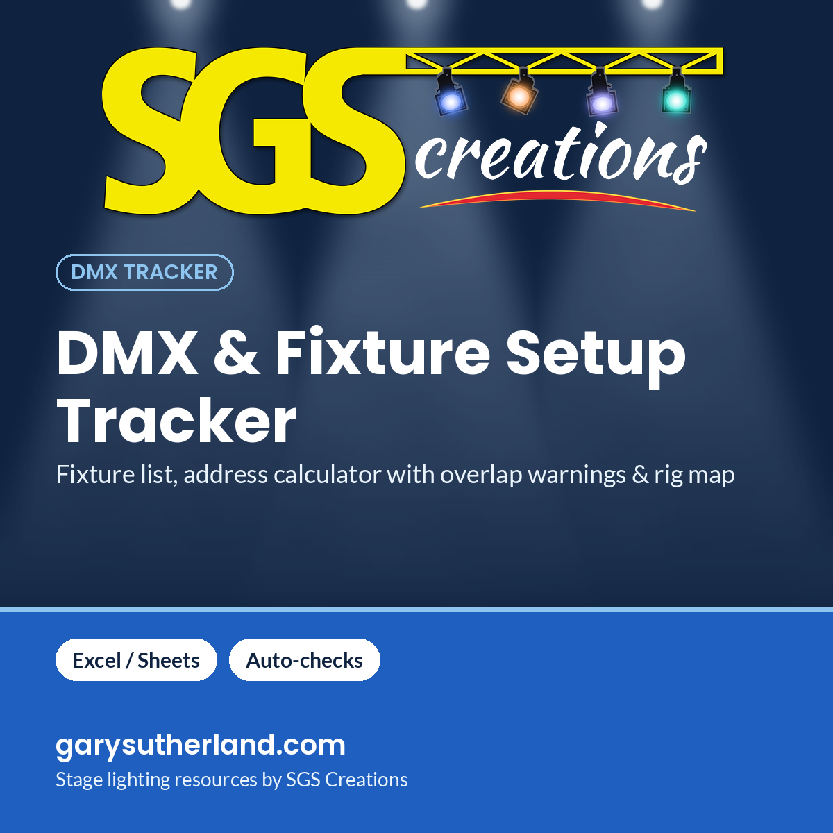 DMX & Fixture Setup Tracker for Touring Rigs