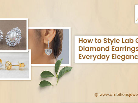 Lab Grown Diamond Earrings for Everyday Elegance