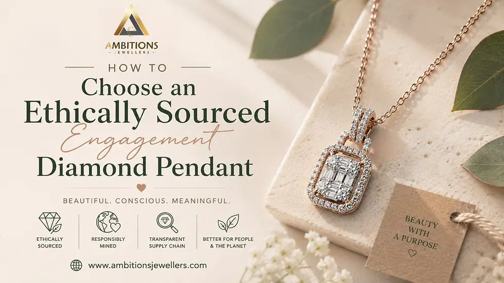 Choose an Ethically Sourced Engagement Diamond Pendant