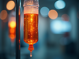 Close-up-shot-of-IV-drip-bag-with-vitamin-solution-glowing-with-health-and-wellness-benefi