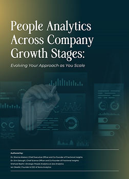 Fractional Insights White Paper People Analytics Across Company Growth Stages Evolving You