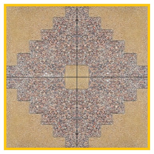 Diaguita Porotito 50x50x4cm