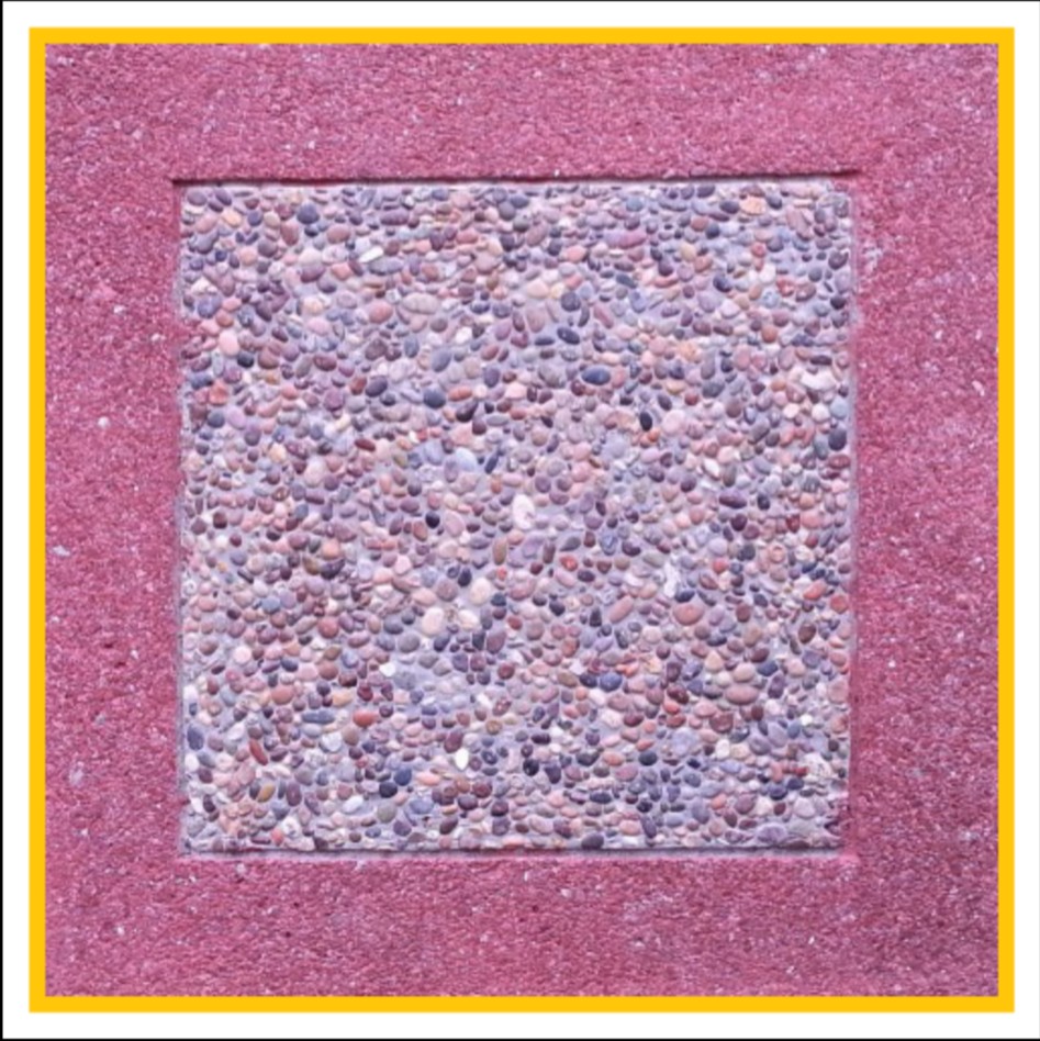 Pastelon Pañuelo Jaspe 50x50x4cm