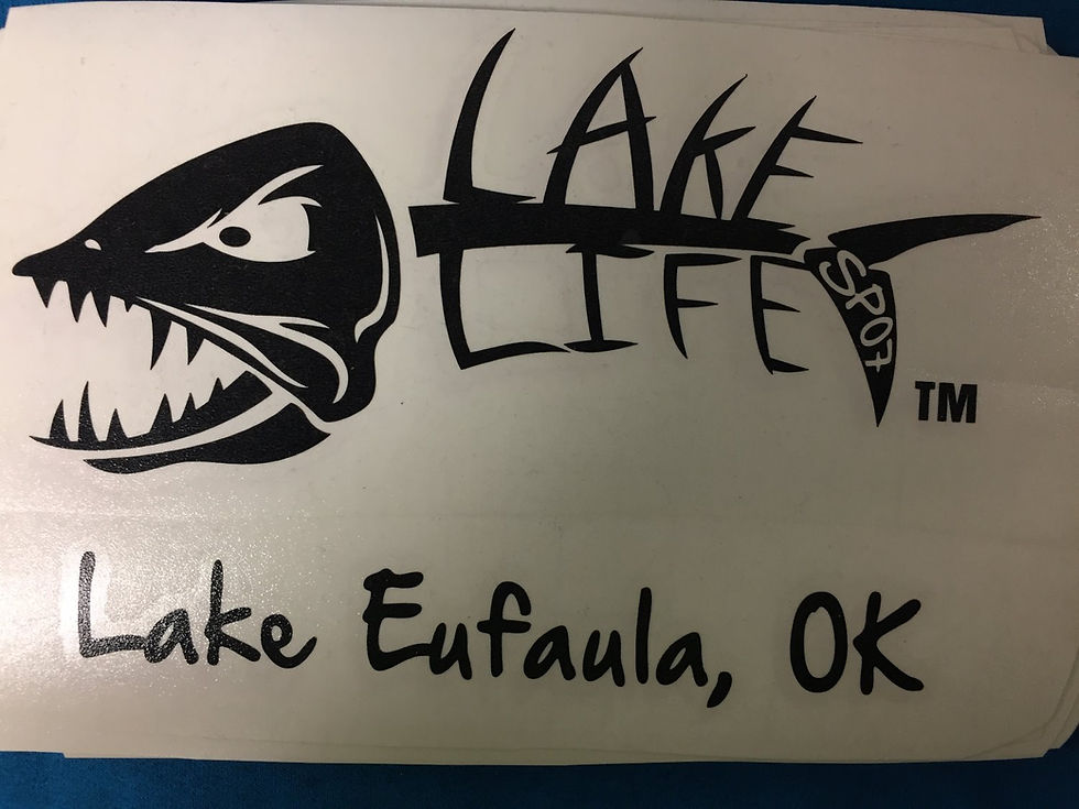 Thumbnail: Lake Eufaula Lake Life Decals