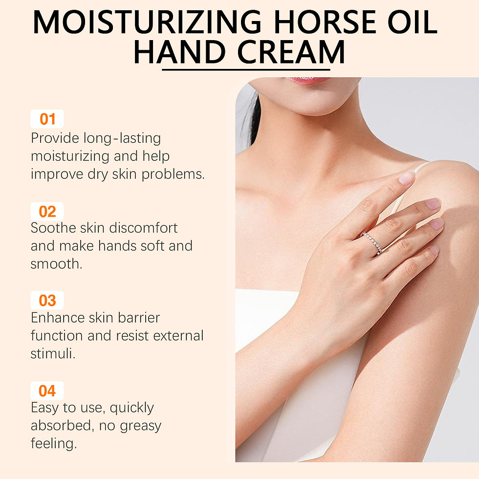 Thumbnail: Horse Oil Hand Cream Nourish Dry Skin Moisturizing Soften Anti Cracked Repair Sk