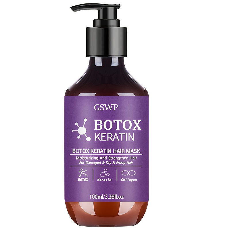 Thumbnail: GSWP Botox Keratin Hair Mask, moisturizes and strengthens damaged hair, reduces 