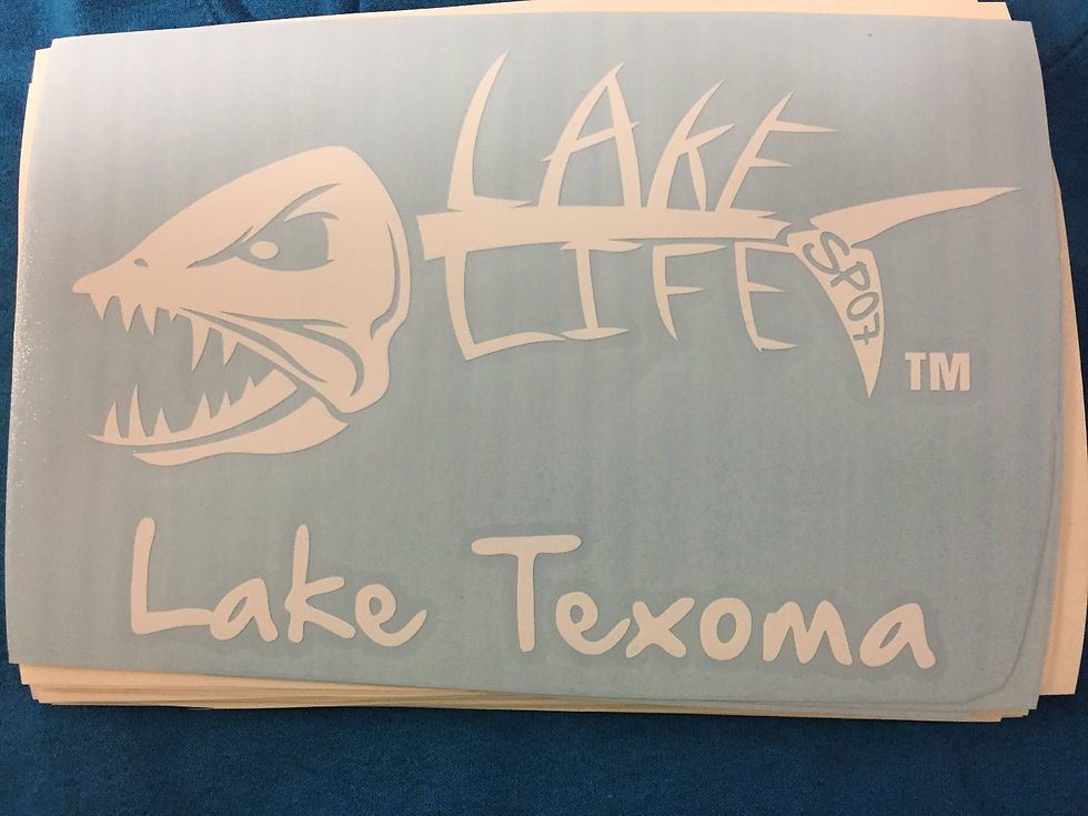 Thumbnail: Lake Texoma Lake Life Decals
