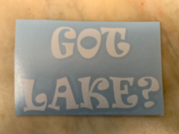 Got Lake Decal