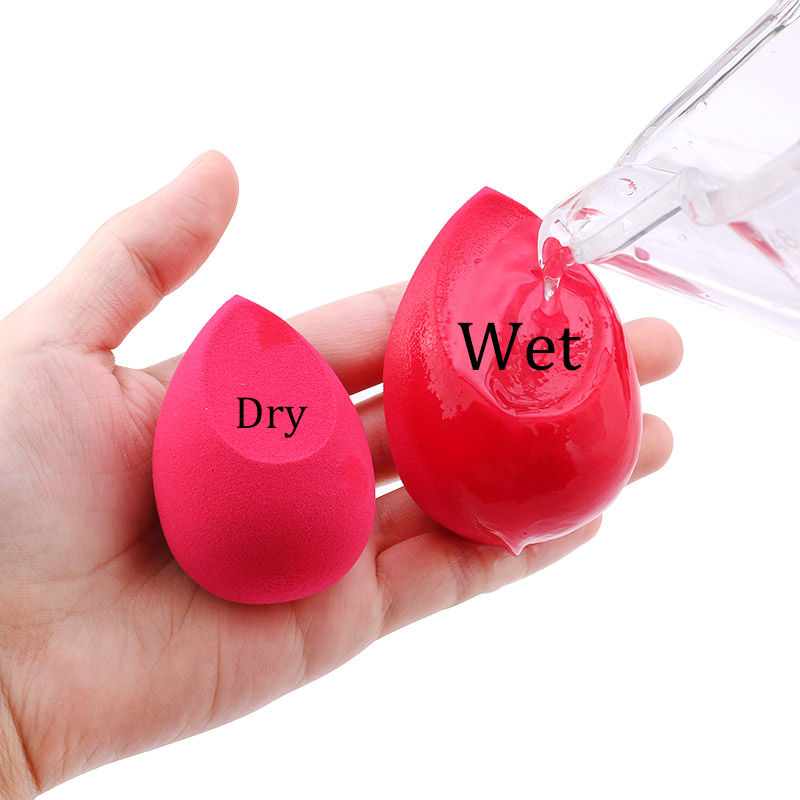 Thumbnail: 20/5/1pcs Makeup Sponge Concealer Smooth Cosmetic Powder Puff Cut Shape Foundati