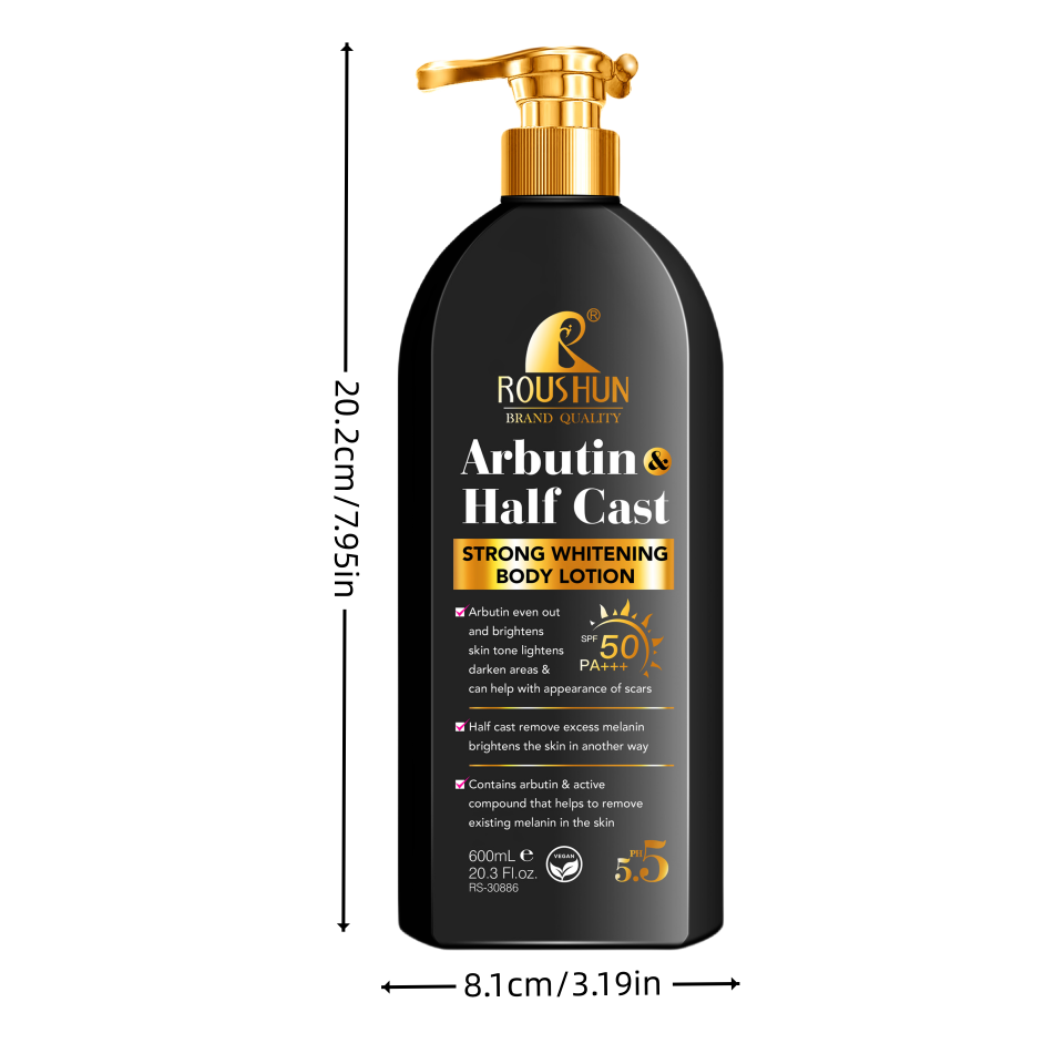 Thumbnail: Arbutin HALF CAST Body Lotion sun cream 2-in-1 refreshing moisturizing and non g