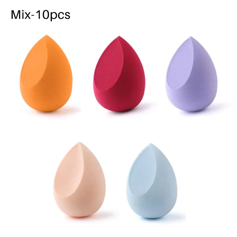 Thumbnail: 20/5/1pcs Makeup Sponge Concealer Smooth Cosmetic Powder Puff Cut Shape Foundati