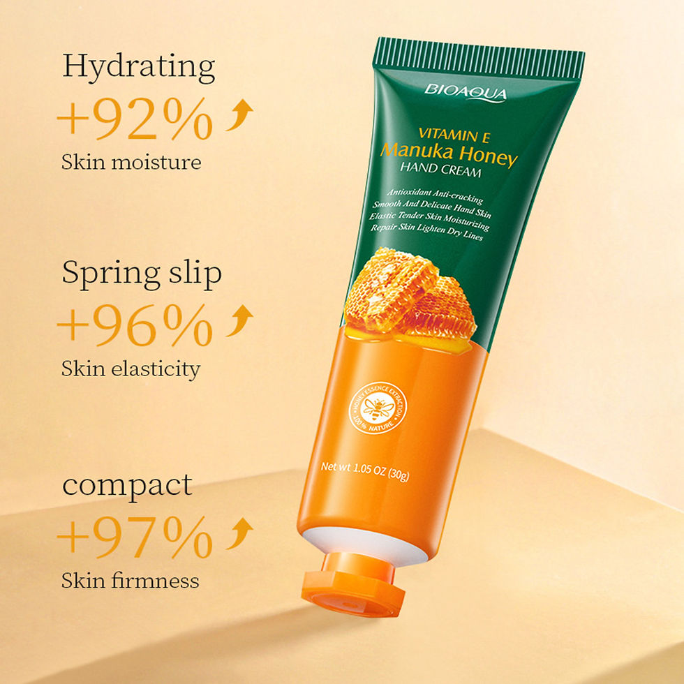 Thumbnail: Honey and Vitamin E Hand Cream Moisturizing Lotion, enriched with glycerin, deep