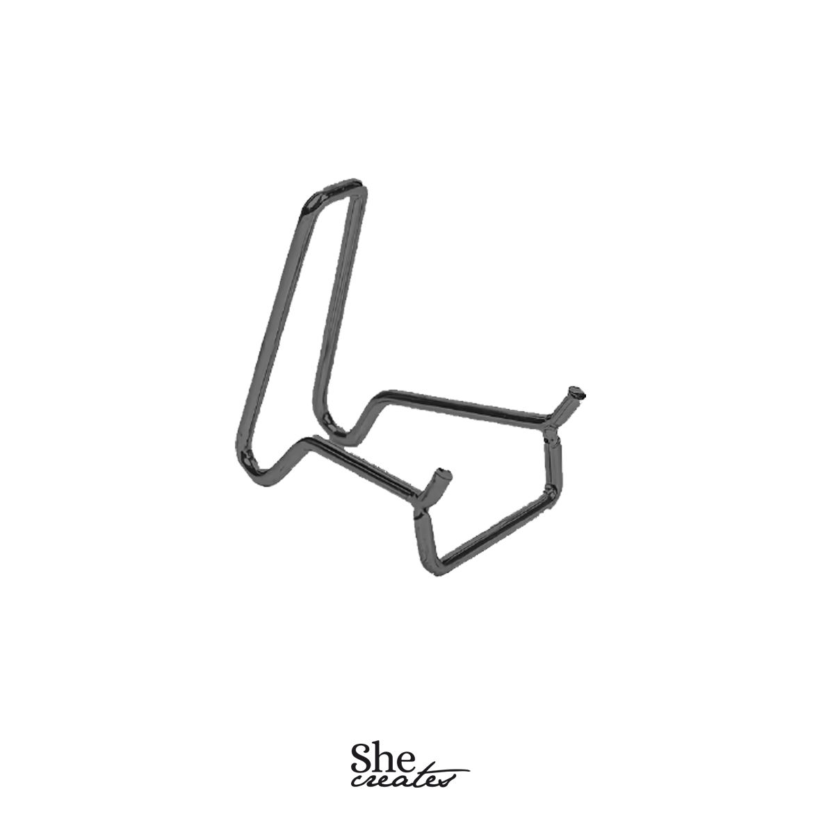Tegelhouder - Metallic zwart