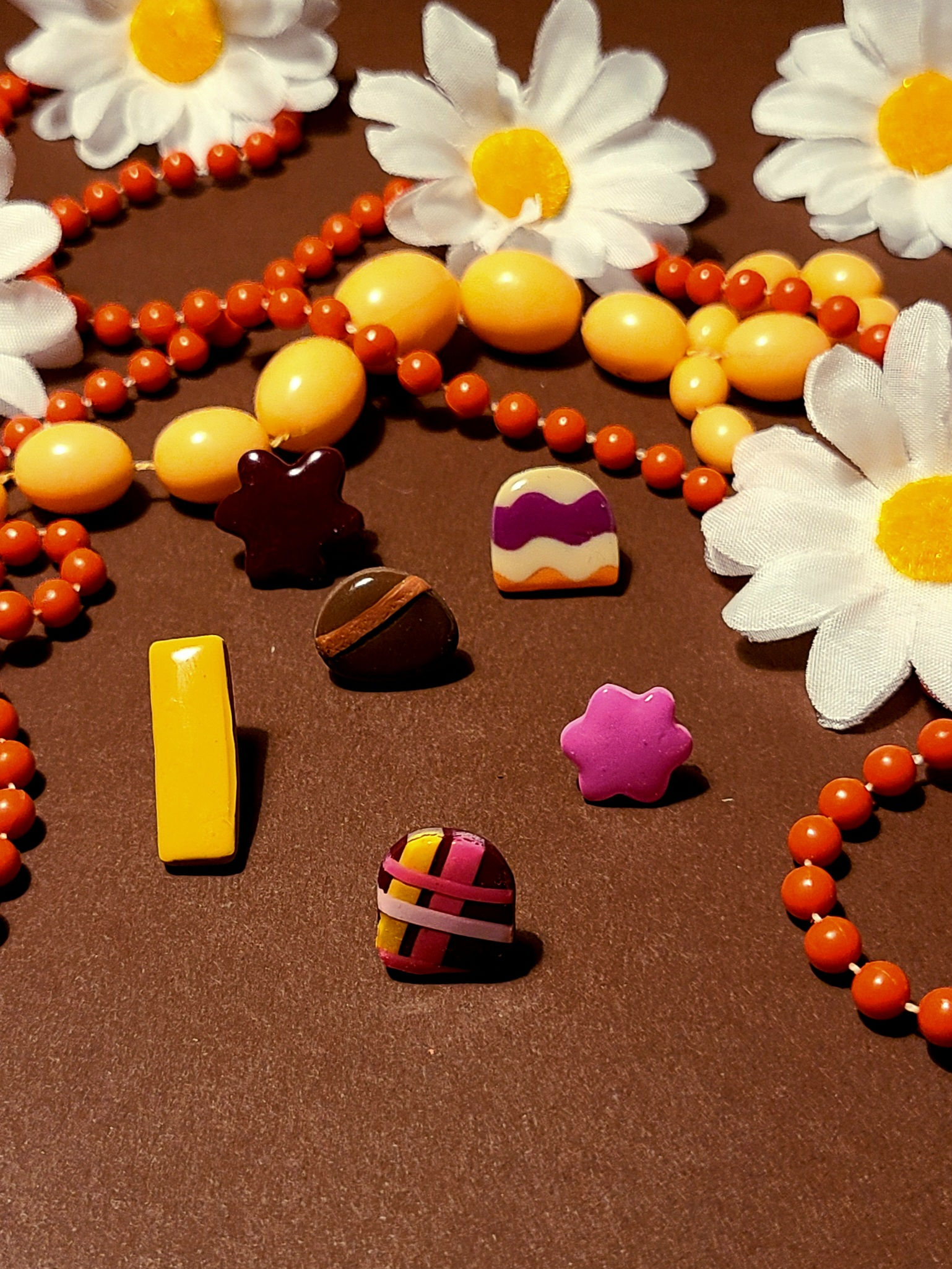 Mix & Match - Jaune/ Rose/ Brun/ Bourgogne