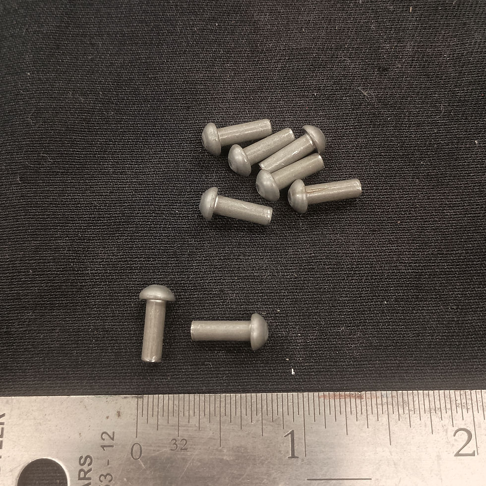 Steel Button Head Rivets For Armor Making