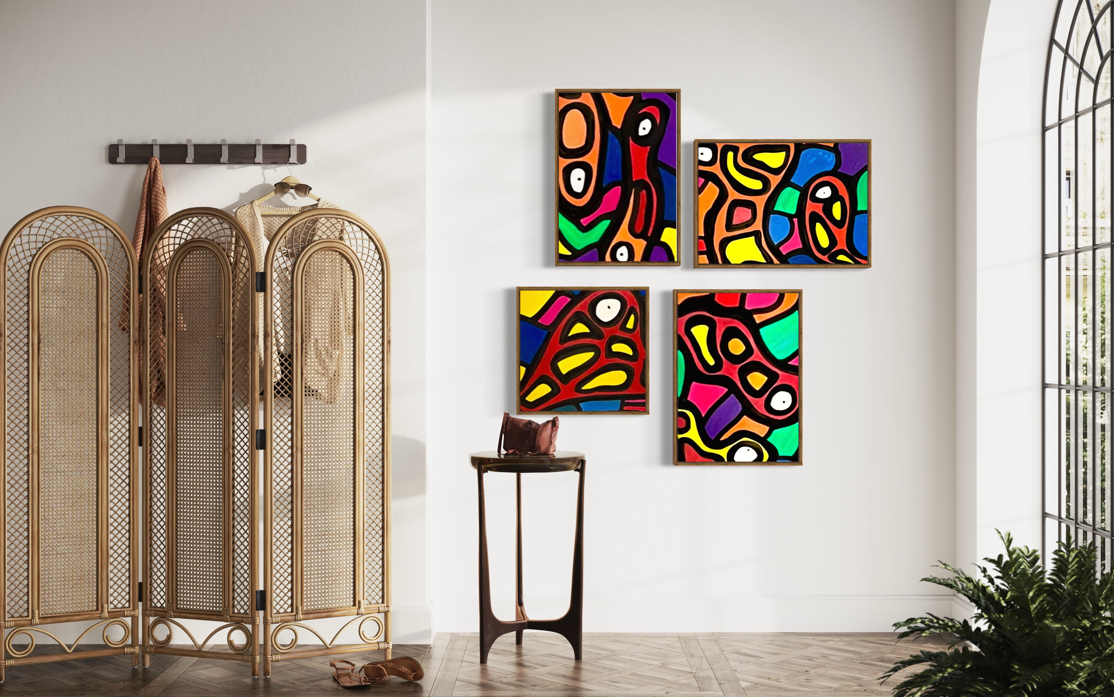 Péripéties - 4 paintings