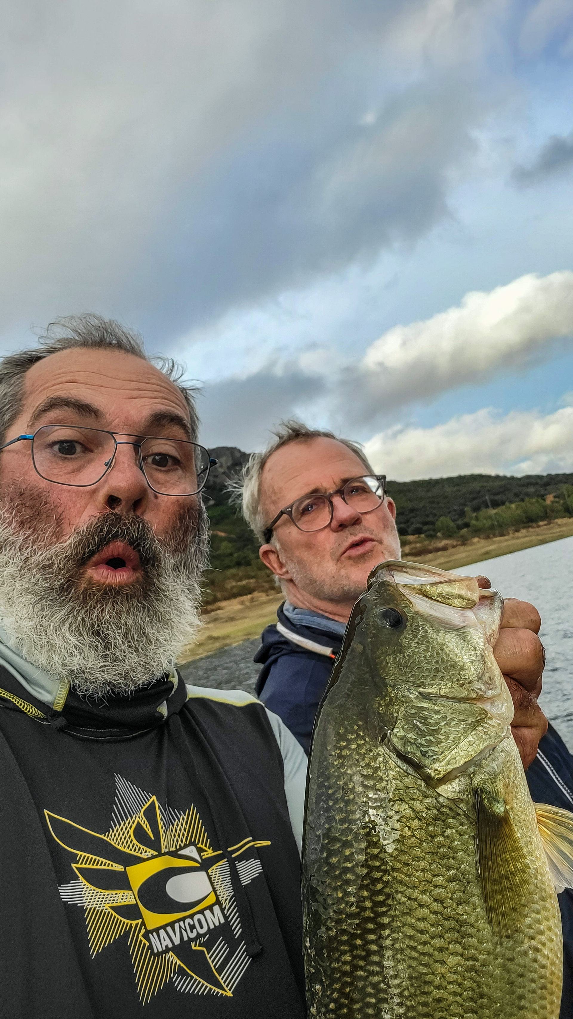 Pêche du black bass du bord Estrémadure Espagne 