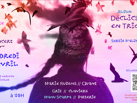 Sortie d'album Déclics en Trio