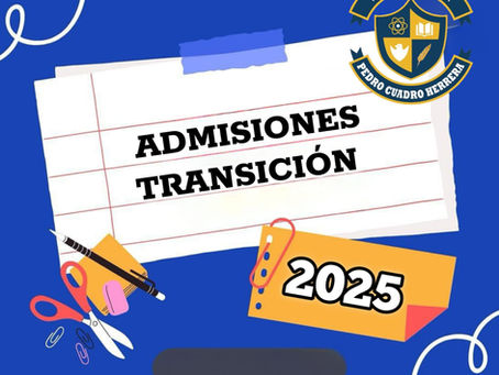 ADMISIONES 2025 GRADO TRANSICIÓN
