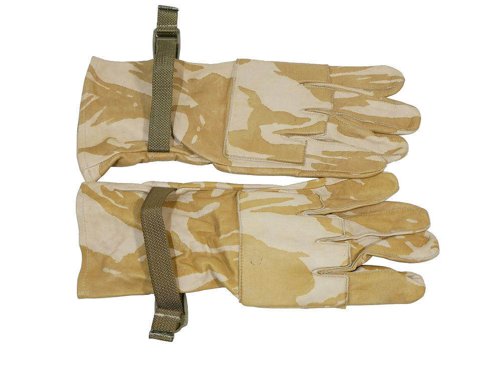 サムネイル： イギリス軍 コンバット レザーグローブ デザートDPMカモ 11インチ
