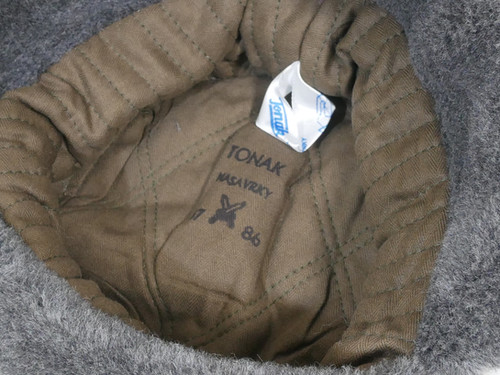 チェコスロバキア軍 ウシャンカ ボアキャップ グリーン 1986年 56cm