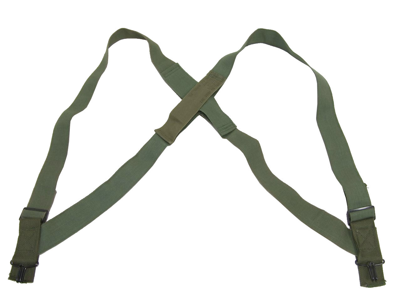 アメリカ軍 コットン サイドサスペンダー OD