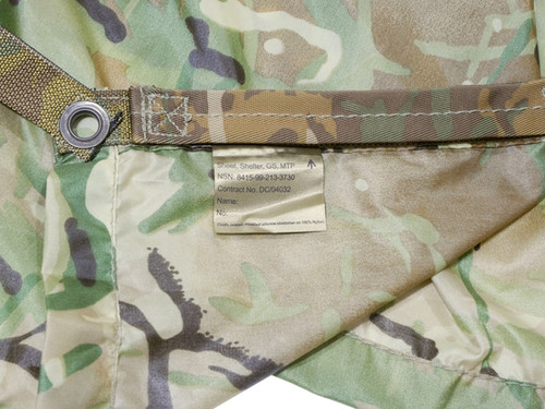 イギリス軍 バシャ タープ シェルターシート MTPカモ 250cm