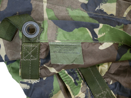 イギリス軍 バシャ タープ シェルターシート DPMカモ 255cm×220cm