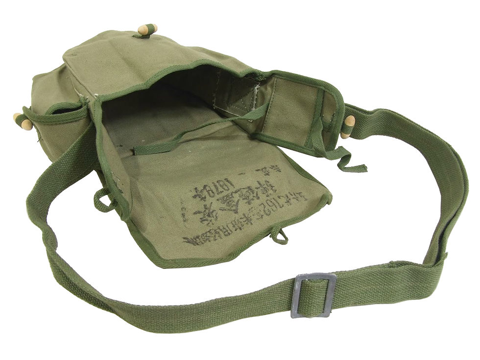 サムネイル： 中国軍 56式班用軽機槍 7.62mm ドラムマガジンポーチ 【新品デッドストック】