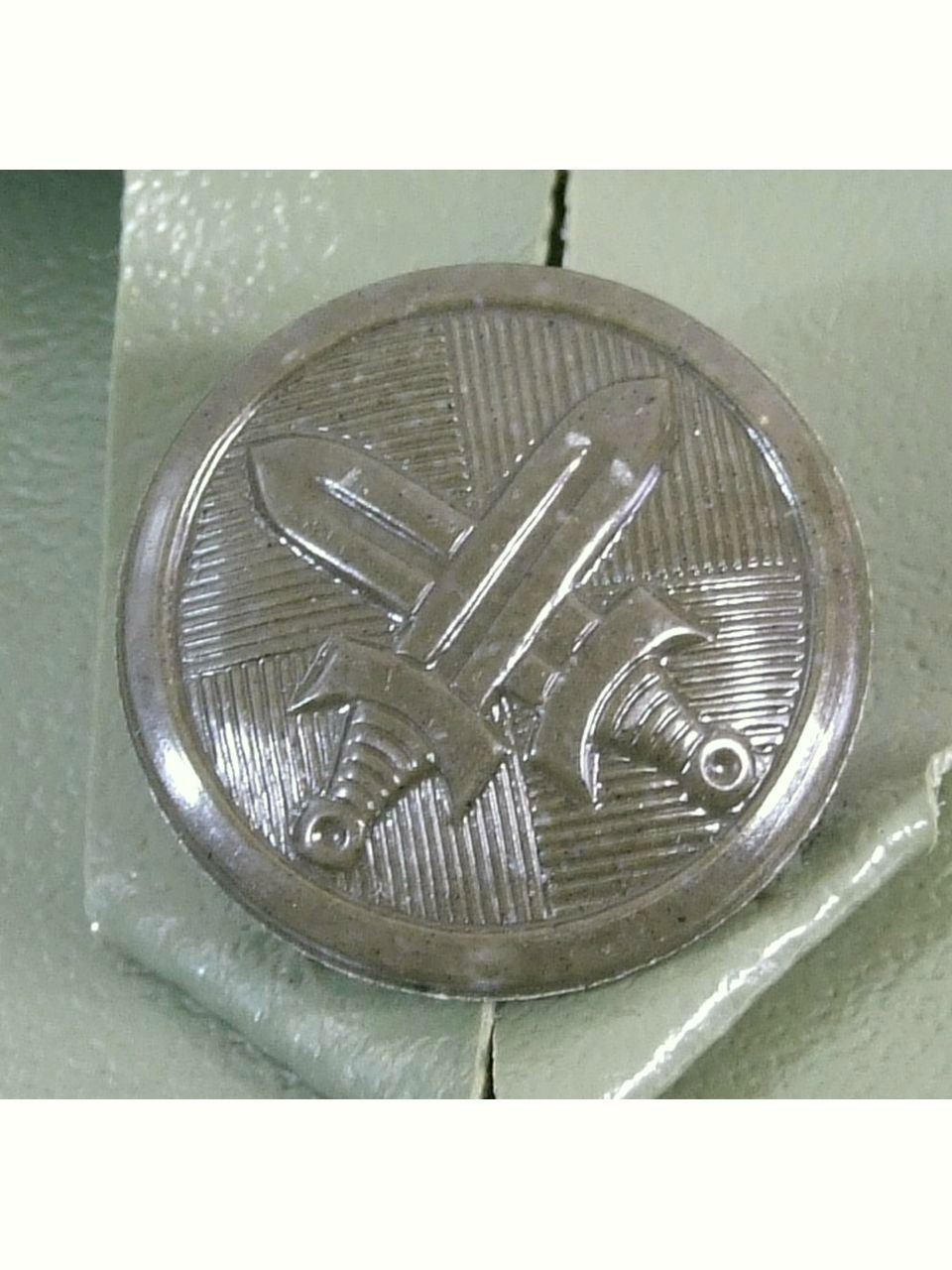 サムネイル： チェコスロバキア軍 ビニル ガスマスクバッグ 明緑※プラスチックボタン 【新品デッドストック】