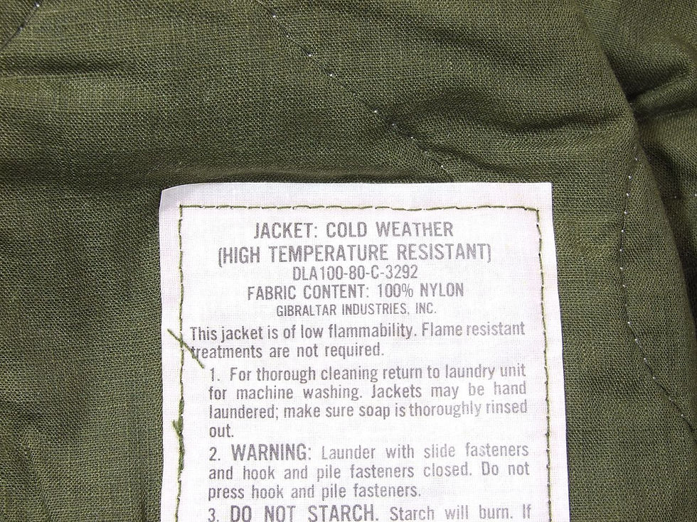サムネイル： アメリカ軍 タンカースジャケット 【新品デッドストック】