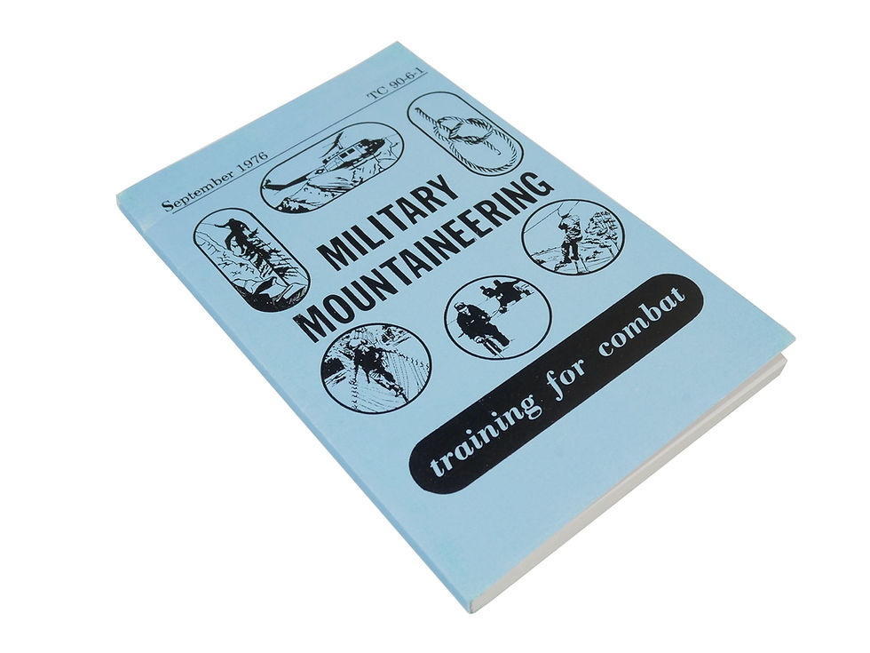 アメリカ軍 軍事登山教本 MILITARY MOUNTAINEERING