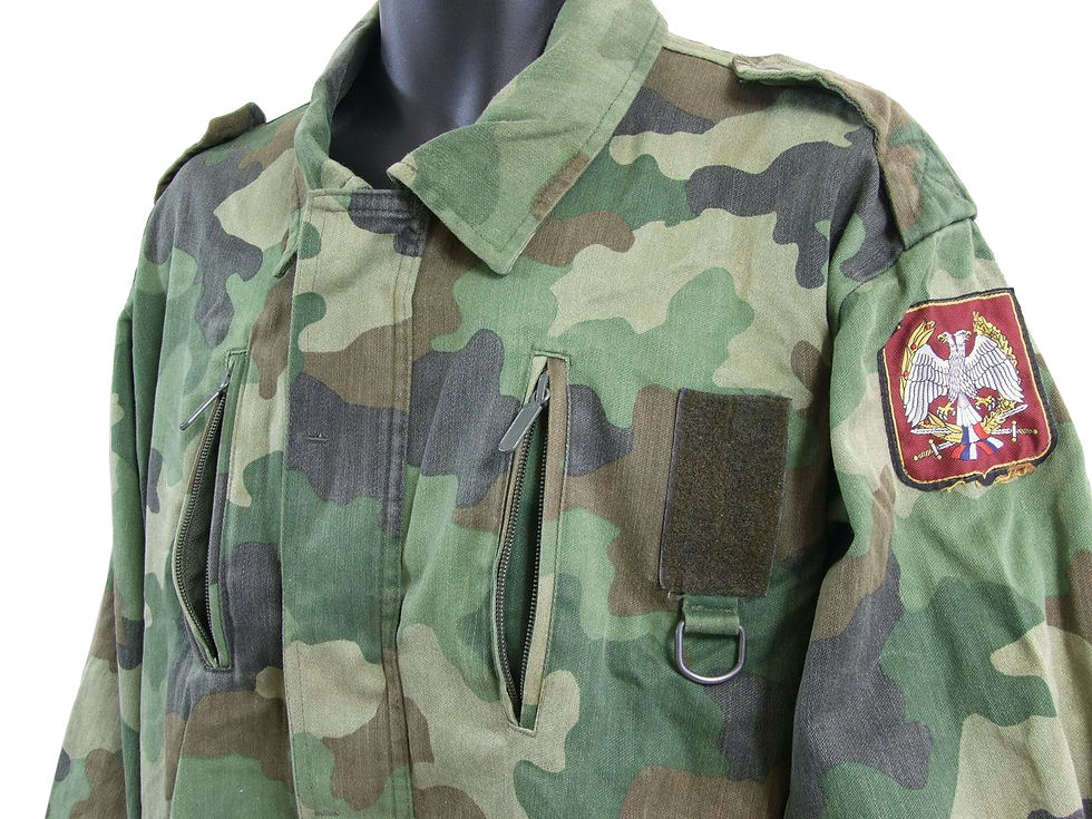 サムネイル： ユーゴスラビア軍 M89 フィールドジャケット ※ボタン式