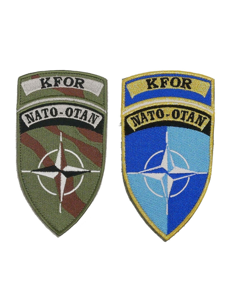 NATO軍 ベルクロパッチ コソボ治安維持部隊 KFOR