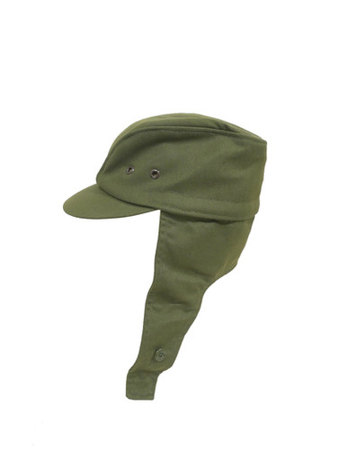 チェコスロバキア軍 VZ85 フィールドキャップ グリーン ピンバッジ付き