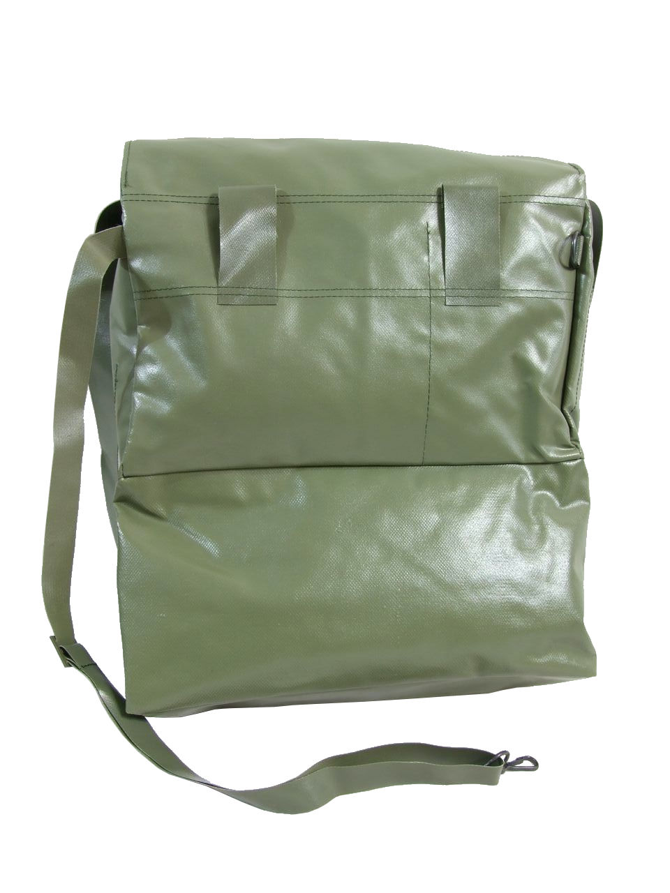 サムネイル： チェコスロバキア軍 ビニル ガスマスクバッグ 明緑※プラスチックボタン 【新品デッドストック】